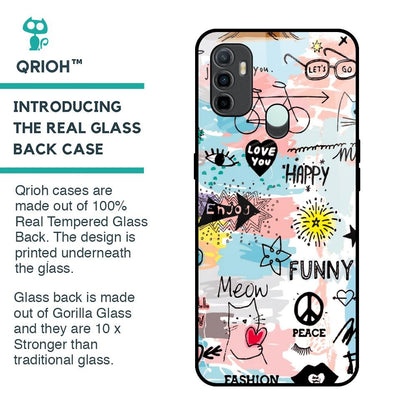 Just For You Glass Case For Oppo A33
