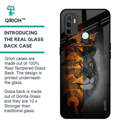 King Of Forest Glass Case for Oppo A33