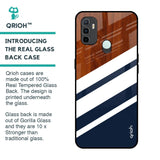 Bold Stripes Glass Case for Oppo A33