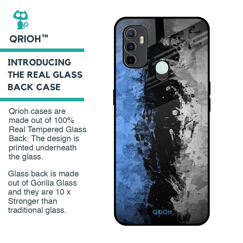 Dark Grunge Glass Case for Oppo A33