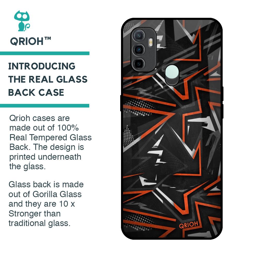 Vector Art Glass Case for Oppo A33
