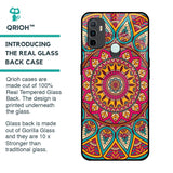 Elegant Mandala Glass Case for Oppo A33