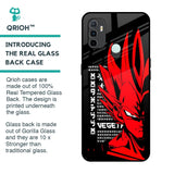 Red Vegeta Glass Case for Oppo A33