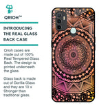 Floral Mandala Glass Case for Oppo A33