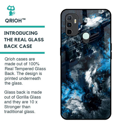 Cloudy Dust Glass Case for Oppo A33