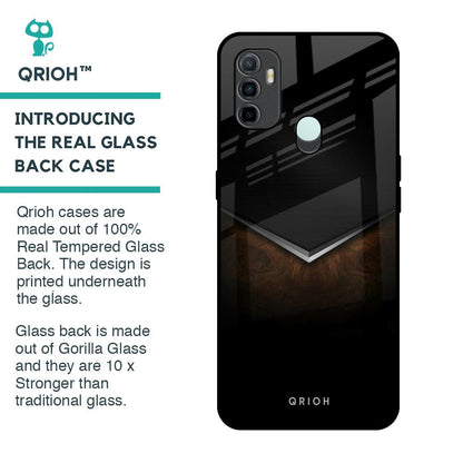 Dark Walnut Glass Case for Oppo A33