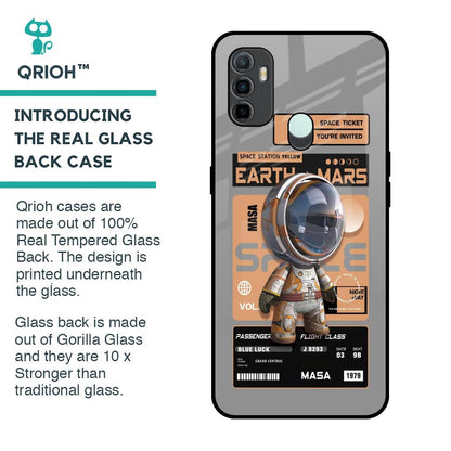 Space Ticket Glass Case for Oppo A33