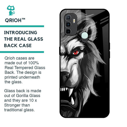 Wild Lion Glass Case for Oppo A33