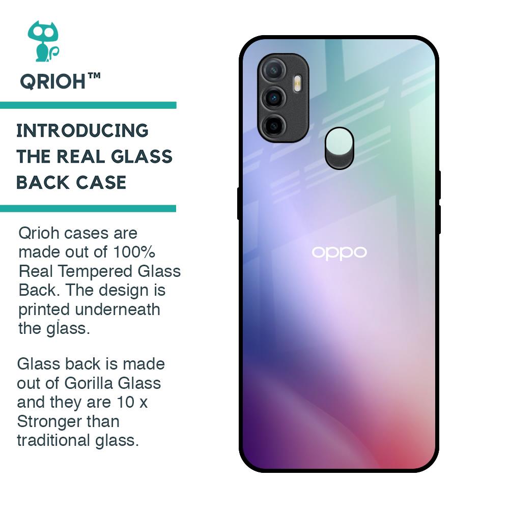 Abstract Holographic Glass Case for Oppo A33