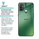 Green Grunge Texture Glass Case for Oppo A33