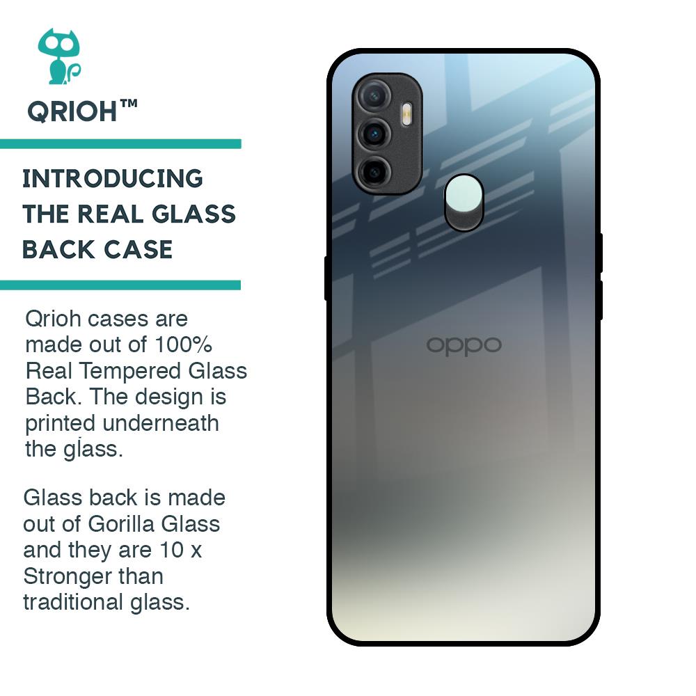Tricolor Ombre Glass Case for Oppo A33