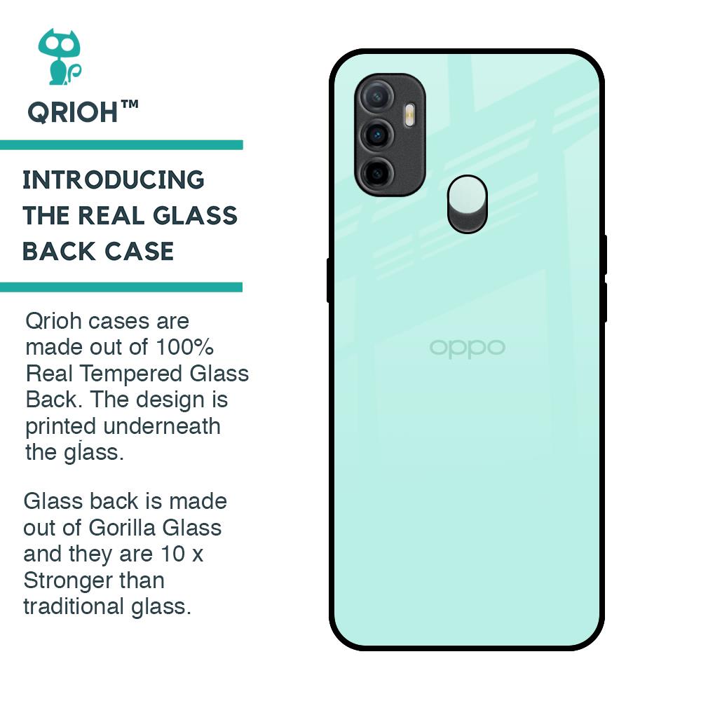 Teal Glass Case for Oppo A33