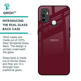 Classic Burgundy Glass Case for Oppo A33