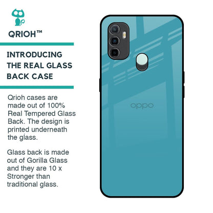 Oceanic Turquiose Glass Case for Oppo A33