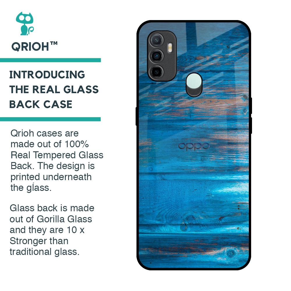 Patina Finish Glass case for Oppo A33
