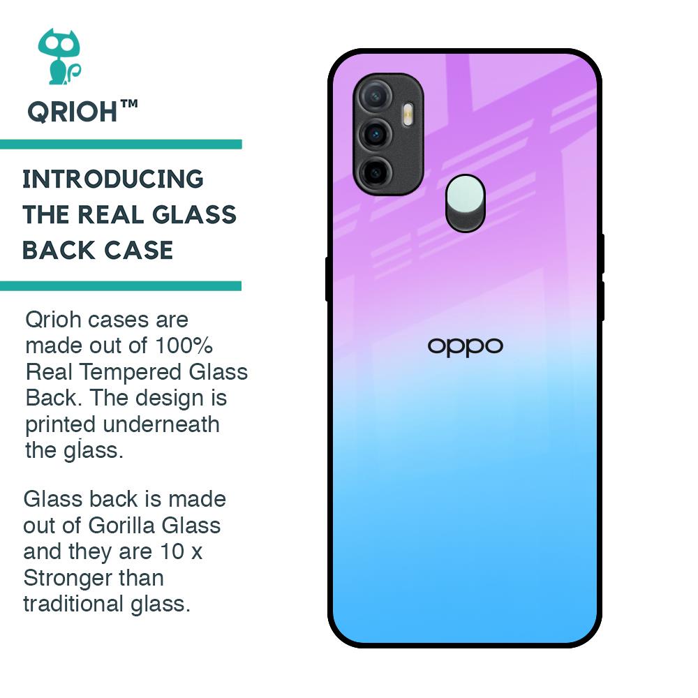 Unicorn Pattern Glass Case for Oppo A33