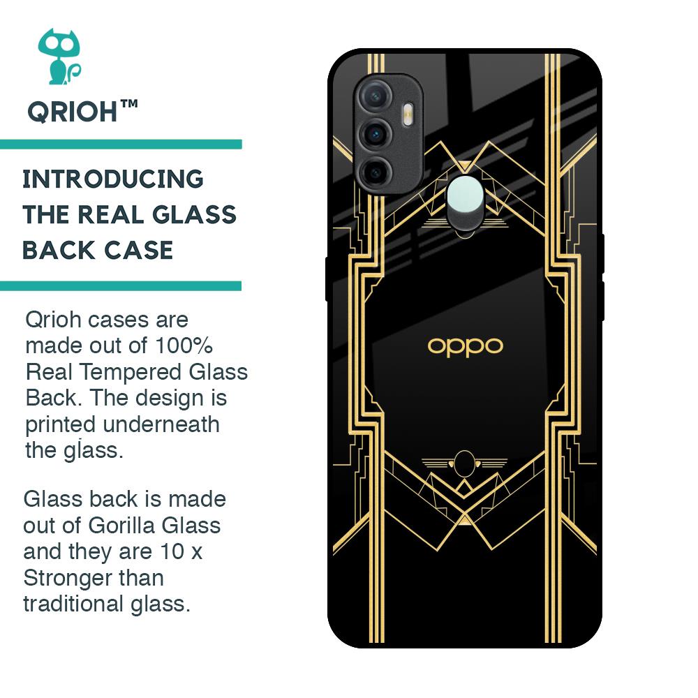 Sacred Logo Glass Case for Oppo A33