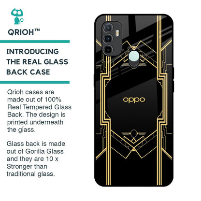 Sacred Logo Glass Case for Oppo A33