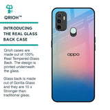 Blue & Pink Ombre Glass case for Oppo A33