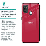 Solo Maroon Glass case for Oppo A33