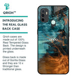 Golden Splash Glass Case for Oppo A33
