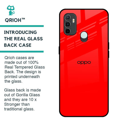 Blood Red Glass Case for Oppo A33