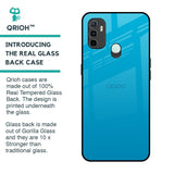 Blue Aqua Glass Case for Oppo A33