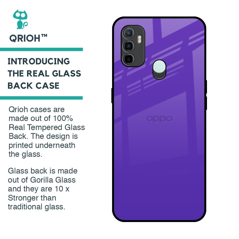 Amethyst Purple Glass Case for Oppo A33
