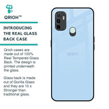 Pastel Sky Blue Glass Case for Oppo A33