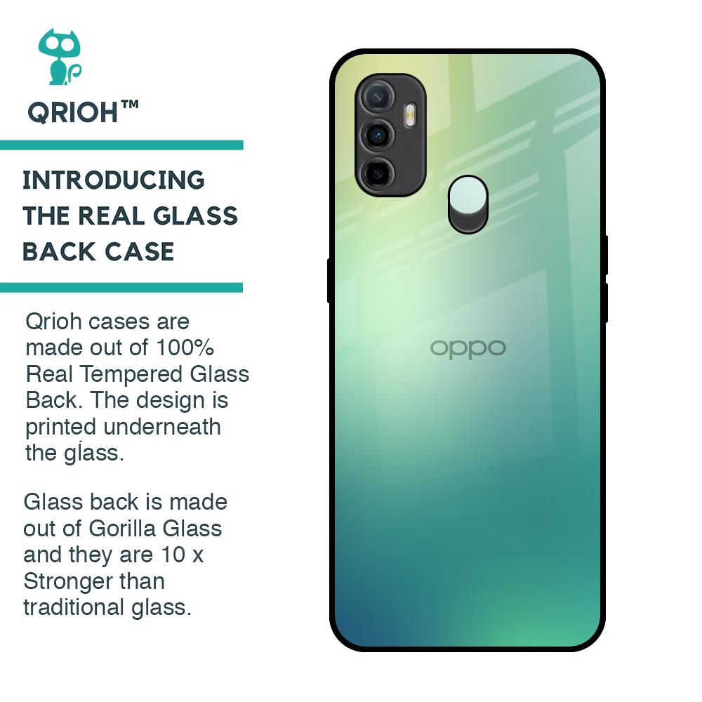 Dusty Green Glass Case for Oppo A33
