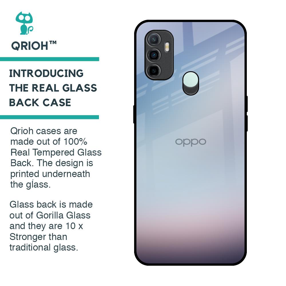 Light Sky Texture Glass Case for Oppo A33