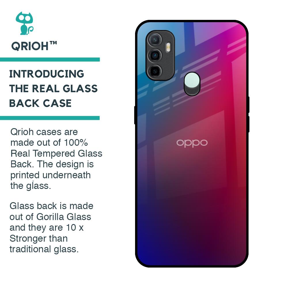 Magical Color Shade Glass Case for Oppo A33