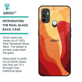 Magma Color Pattern Glass Case for Oppo A33