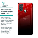 Maroon Faded Glass Case for Oppo A33