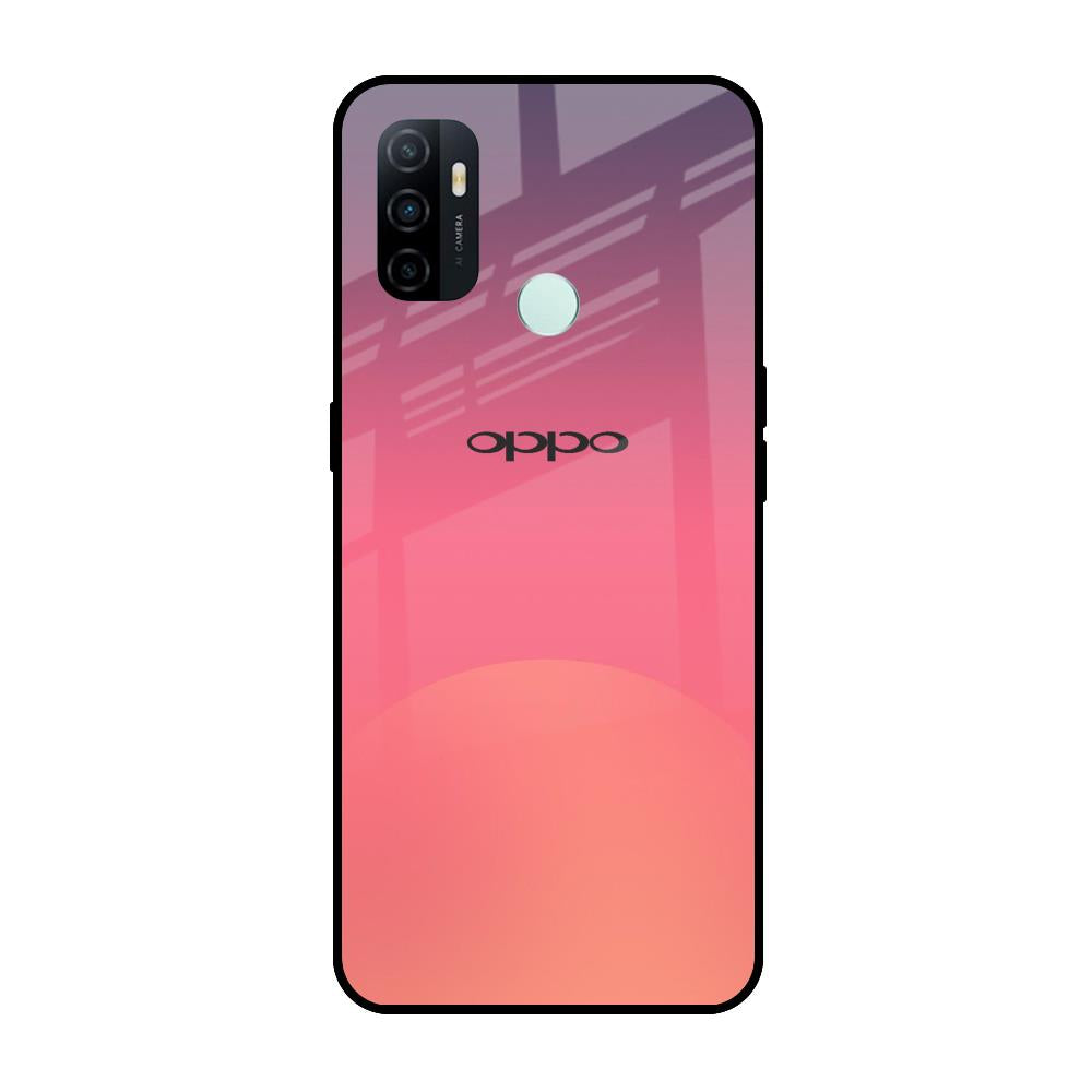 Sunset Orange Oppo A33 Glass Cases & Covers Online