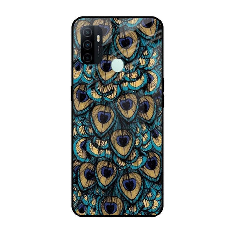 Peacock Feathers Oppo A33 Glass Cases & Covers Online