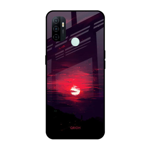 Morning Red Sky Oppo A33 Glass Cases & Covers Online