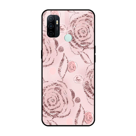 Shimmer Roses Oppo A33 Glass Cases & Covers Online