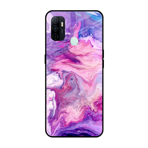 Cosmic Galaxy Oppo A33 Glass Cases & Covers Online
