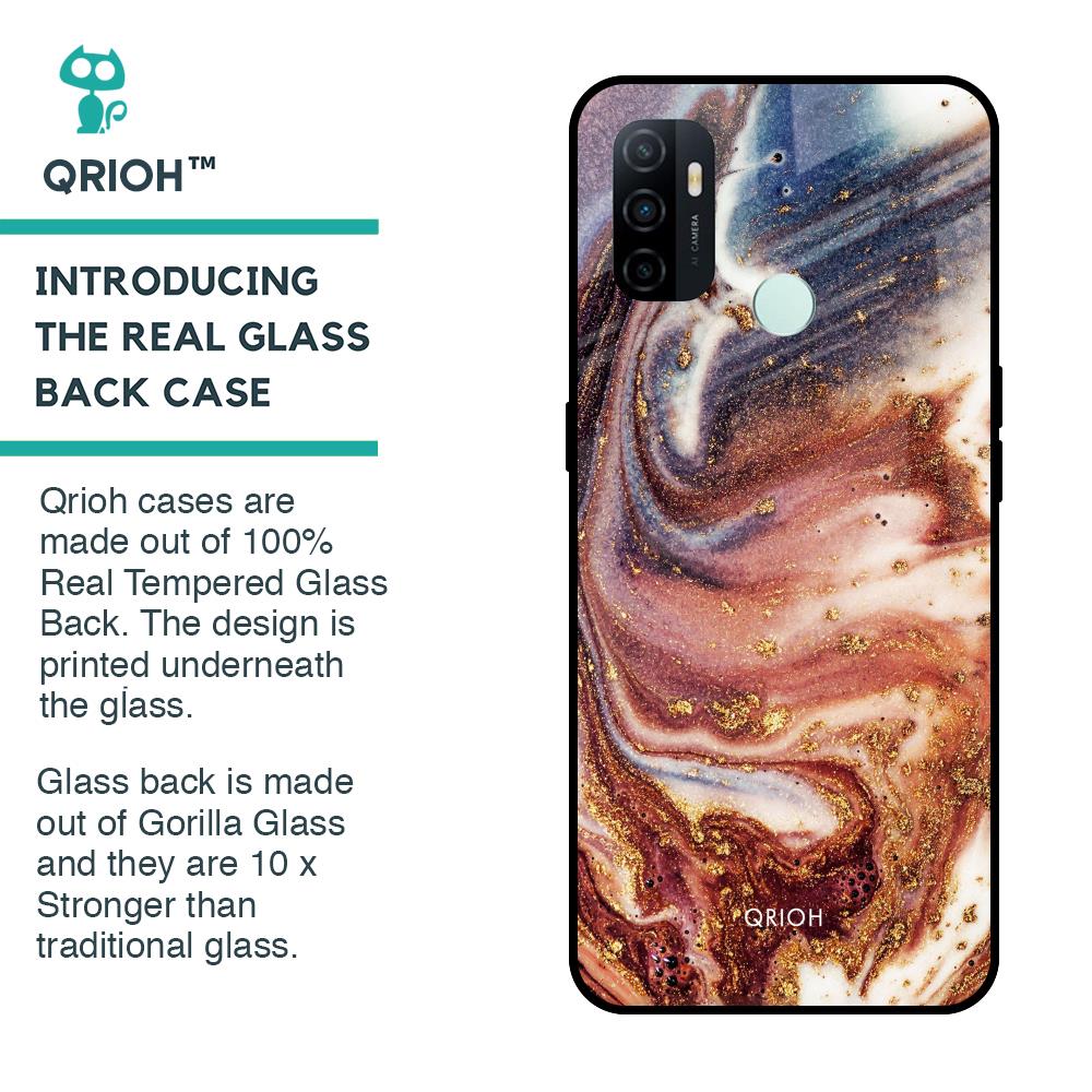 Exceptional Texture Glass Case for Oppo A33