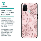 Shimmer Roses Glass case for Oppo A33