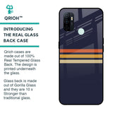Tricolor Stripes Glass Case For Oppo A33
