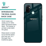 Hunter Green Glass Case For Oppo A33