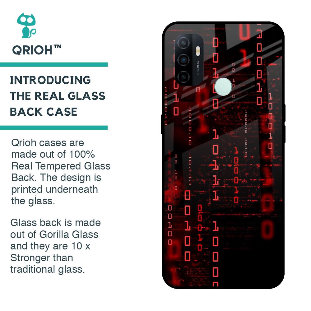 Let's Decode Glass Case For Oppo A33