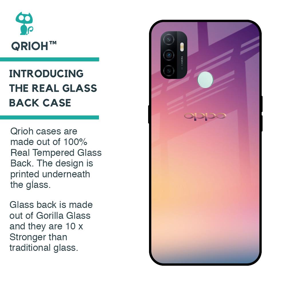 Lavender Purple Glass case for Oppo A33
