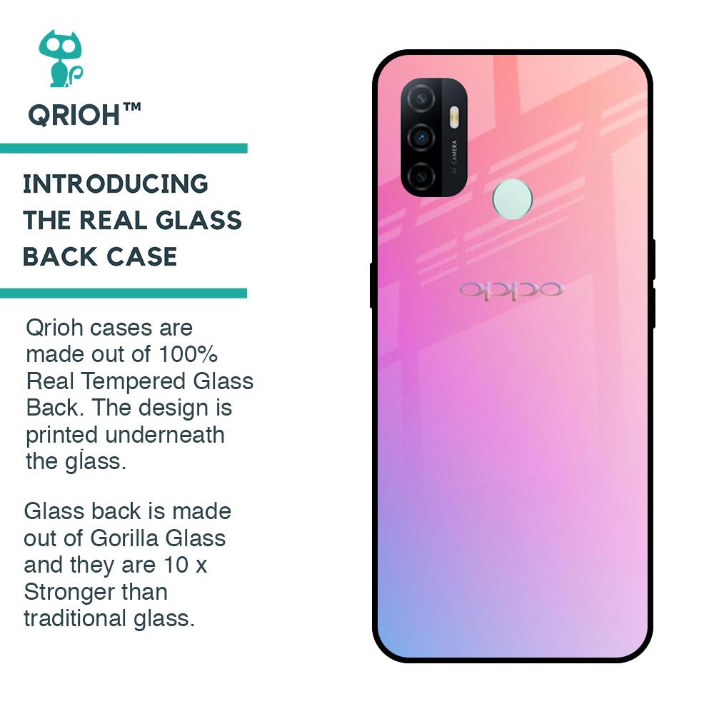 Dusky Iris Glass case for Oppo A33
