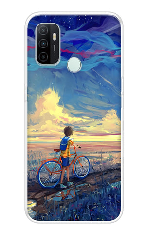 Riding Bicycle to Dreamland Oppo A33 Back Cover