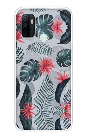 Retro Floral Leaf Oppo A33 Back Cover