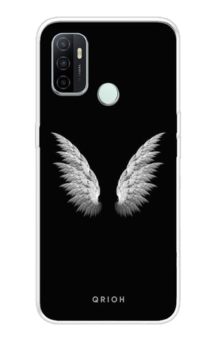 White Angel Wings Oppo A33 Back Cover