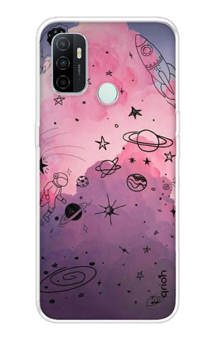 Space Doodles Art Oppo A33 Back Cover